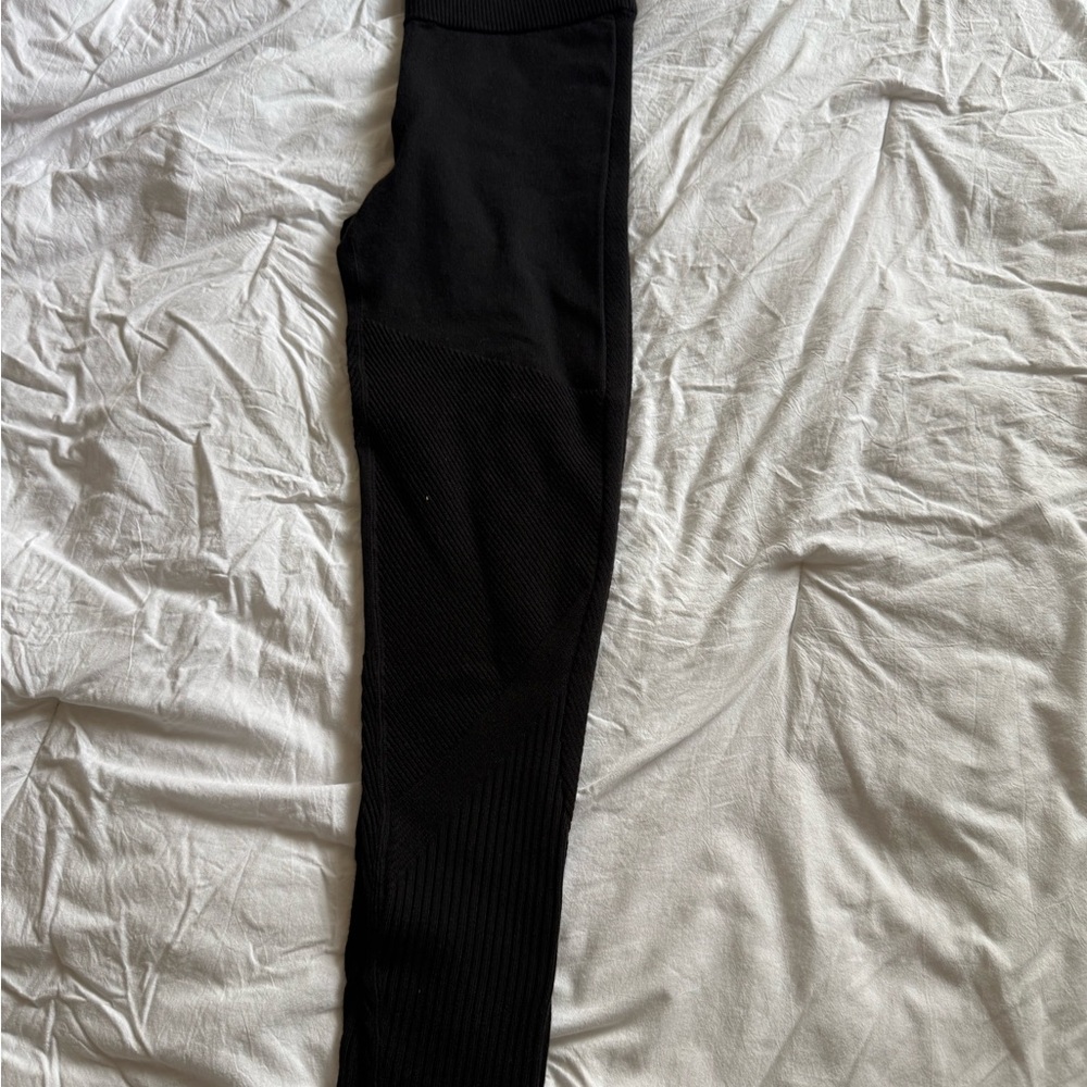 Charcoal Knit - Cashmere Leggings